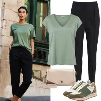 Pants outfits "Pomladanska obleka"