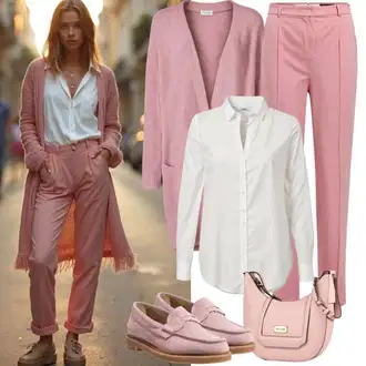 Pants outfits "Pomladanska obleka"