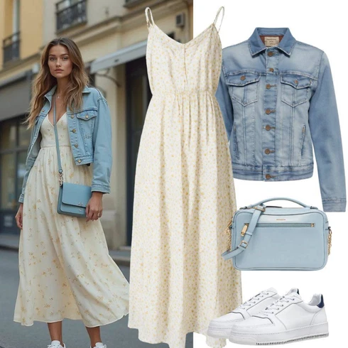 Obleke kombinirajte z Modra/Svetlo modra Pepe Jeans, Bela/Krem Superge Nizke/Platnene superge/Ozke superge/Usnjene Superge/Plato-Sneaker Hugo, Svetlo modra/Modra Mini torbice/Billfolds/Torbe za čez ramo/Baguette torbe/Satchel torbe/Poročne torbe Furla, Obleke za Plažo/Bombažne Obleke/Obleke s potiskom/Poletne Obleke Trendyol