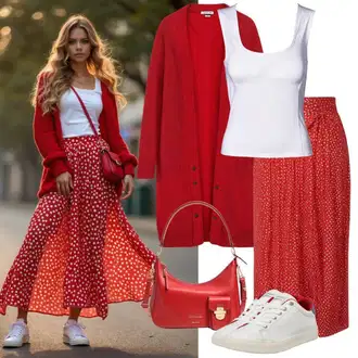 Pants outfits "Pomladanska obleka za dame"