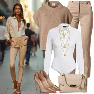 Pants outfits "Popoln gradbeni outfit"