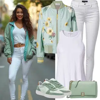 Pants outfits "Popolno za pomlad"