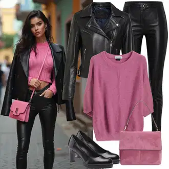 Pants outfits "Poslovni videz"