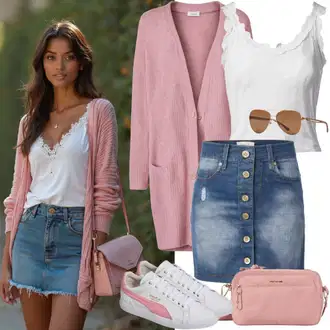 Ležerne kombinacije Vjenčanje sa Pink Tenisica s platformom/Platnena tenisica/Niska Tenisica/Tenisice s patentnim zatvaračem sa strane/Zimske tenisice Converse "Proljetna odjeća"Look: Koncer, Vjenčanje