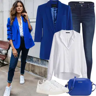 Kombinacije za sport Prekrasan sa Svjetloplava/Plava Mango, Plava/Tamnoplava Kožna Jakna/Kožne jakne/Traperice s Rupom/Traperice s Prorezom/Push-up Traperice/Čizma do Gležnja levi's ® "Stilski kombinacije za slobodno vrijeme"Look: Rap, Transparentan, Mom, Francuske, Prevelik, Prekrasan, Preppy, Sveučilišna, 90-ich, cool, Disko