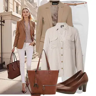 Outfity pro práci "Stylový vzhled pro volný čas"