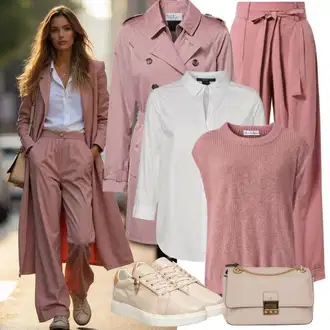 Chic outfity "Stylová kombinace pro jaro"
