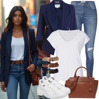 Sexy outfity Učitel s Tmavě modrá Lidové Sako/Kožená bunda pro muže/Dvojřadový Sako/Elegantní Sako Polo Ralph Lauren "Stylové kombinace pro volný čas"