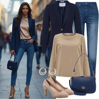 Chic outfity "Stylový jarní outfit"