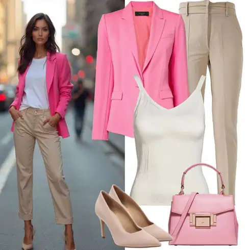 Kombinace Béžová/Khaki Kalhoty se Štěrbinou/Úzká Kalhoty/Ležérní Kalhoty/Obleková Kalhoty/Twillová Kalhoty/Business Kalhoty/Kalhoty s Vysokým Pasem/Skinny Kalhoty B.young