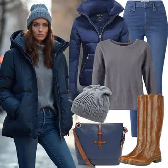 outfit mit Rjava Široki škorenj/Nagubani Škorenj/Škornj čez Koleno/Dolg Škorenj/Usnjen Škornj Čez Koleno/Visok Škornj do Kolen/Škornj z visokimi petami/Ravni škornji čez koleno/Klasični škorenj SOHO "Trendovska jesenska oblačila"