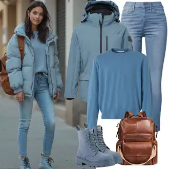 Retro Outfit "Udobna Pomladna Oblačila"