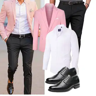 Outfit mit Rosa/Fliederfarben siliteelon "Business Outfit"
