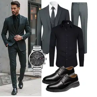 Casual Geburtstag Outfit mit J.VER "Business Outfit"Look: Boyfriend, Casual, Classic, Moderne, Sportlich, Zuhause, Stil, Business, Dad, Geburtstag, Vatertag, Hochzeit, Konzert, Bar, Theater, Wasen