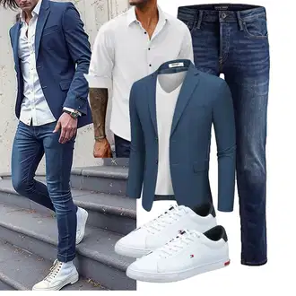 Abschlussball Outfit mit Unkategorisiert PJ PAUL JONES "Business Outfit"Look: Party, Abschlussball, Hochzeit, Ball, Wasen