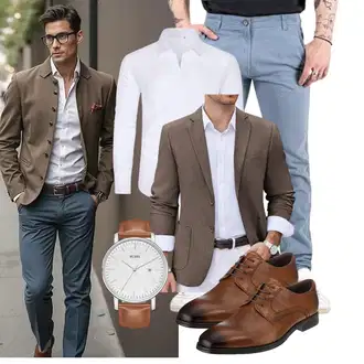 Casual Geburtstag Outfit mit J.VER , Unkategorisiert COOFANDY "Business Outfit"Look: Boyfriend, Casual, Classic, Sportlich, Zuhause, Stil, Business, Dad, Geburtstag, Vatertag, Hochzeit, Konzert, Bar, Theater, Wasen, Emo, Büro, Western, Schule, Zeremonie, Party, Festival