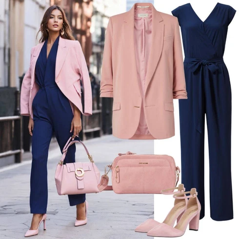Kombinace Hnědá/Červená/Fialová/Růžová Oversize Sako/Dlouhý Sako/Blůzové Sako/Boyfriend Sako/Elegantní Sako Only