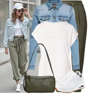 Kombinacije za bucmaste Od 50 godina sa Svjetloplava/Plava Kaput/Bluza Veći Broj Only, Bijela/Krem Majica I Top Veći Broj/Bluza i Tunika/Bluza Veći Broj Vila, Plava/Bijela/Krem Tenisica Za Trčanje/gimnastička papuča/Tenisica za tenis/Tenisica za fitness/cipela za trčanje/Obuća za trening Skechers "Nagyszerű a szabadidőre"