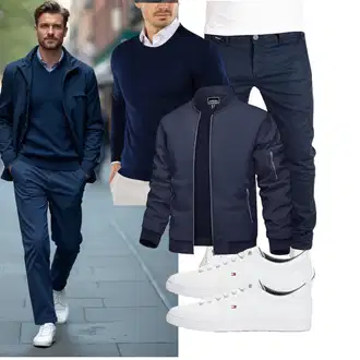 Outfit mit Bomberjacke/Leichte Jacke TACVASEN "Freizeit Outfit"