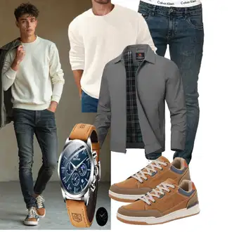 Elegant Abendessen Winter Outfit mit Unkategorisiert QIXING "Freizeit Outfit"Look: Classic, Coole, Elegant, Moderne, Uni, Outdoor, Chill, Büro, Abendessen, Bar, Wasen, Date