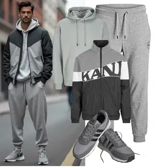 Esthetische Outfit mit Grün/Hellgrau/Grau/Hellgrün/Blau/Hellblau Ausgefallener Hoodie/Sport Hoodie/Hoodie/Oversize Hoodie/Unisex Hoodie Jack & Jones "Freizeit Outfit"Look: Rad, Skater, Unisex, Rap, Oversize, Esthetische