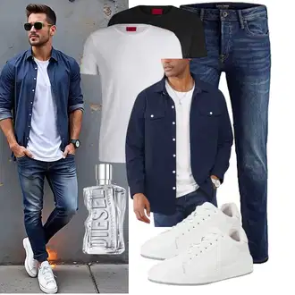 Date Winter Outfit mit Unkategorisiert EKLENTSON "Freizeit Outfit"Look: Date, Party