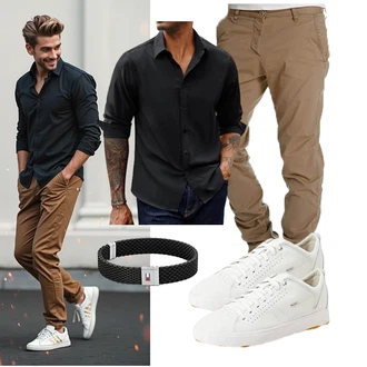 Outfit mit Braun REPUBLIX "Freizeit Outfit"