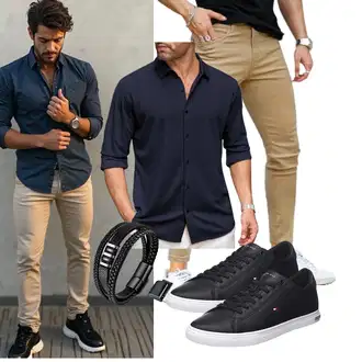 Tapered Outfit mit Unkategorisiert GINGTTO "Freizeit Outfit"