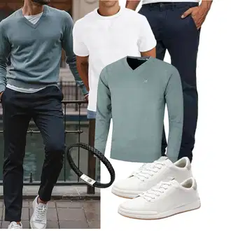 Outfit mit Grau/Türkis Unkategorisiert Calvin Klein "Freizeit Outfit"