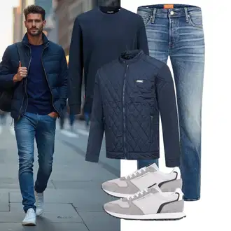 Sportlich Outfit mit Jacke FALKENSTEJN "Freizeit Outfit"Look: Casual, Elegant, Sportlich, GoGo, Goa, Outdoor, Stil, Indoor