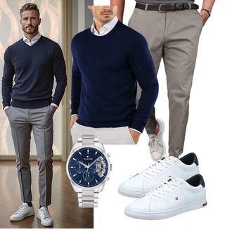 Herbst Outfits Feine mit COOFANDY "Freizeit Outfit"Look: Casual, Classic, Sportlich, Schlichte, Outdoor, Business, Feine