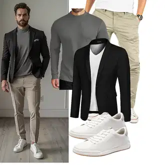 Date Winter Outfit mit Unkategorisiert COOFANDY "Freizeit Outfit"Look: Wasen, Date