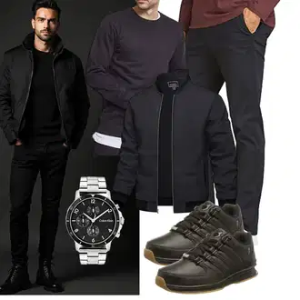 Outfit mit Schwarz Unkategorisiert Calvin Klein "Freizeit Outfit"