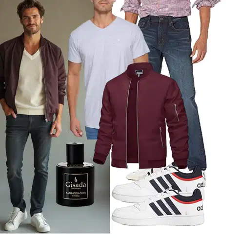 Rot/DunkelRot/Bordeaux HerbstJacke/CollegeJacke/FliegerJacke/Jacke mit Seitlichem Reißverschluss TACVASEN kombinieren