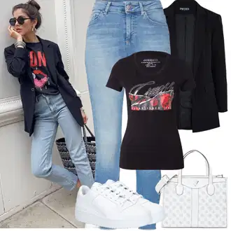 Outfity pro desetiletí Sportovní s Bílá Nízká Teniska/Úzká teniska/Kožené tenisky/Teniska na platformě Adidas Originals "Jarní outfit"Look: Estetika, Bad Taste, Hip Hop, Skater, Sportovní, Unisex