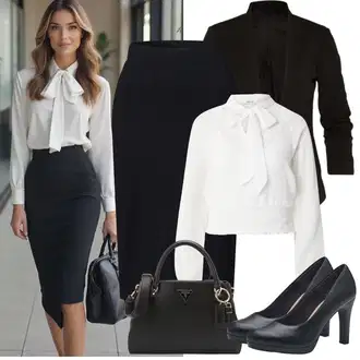 Kombinacije za matični ured S oblinama sa Krem/Bijela Bluza i Tunika/Pletivo Veći Broj/Bluza Veći Broj/Sweater majica About You "Proljetni Outfit"
