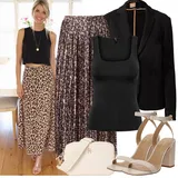 Černá Klasická Saka Boss Outfity image
