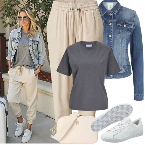 Kombinace Béžová/Khaki/Hnědá Fleecová Kalhoty/Cargo Tepláky/Navlékací Kalhoty/Ležérní Kalhoty/Žerzejová Kalhoty/Jogger Kalhoty/Kožená Pánská Bund/Baggy Kalhoty Only