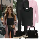 Outfiti s crnim kožnim hlačama image