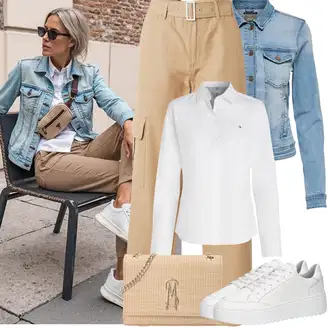 Kombinacije od trapera "Proljetni Outfit"