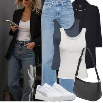 Kombinacije od trapera "Proljetni Outfit"