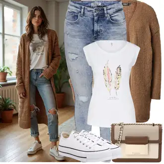 Kombinacije od trapera "Proljetni Outfit"