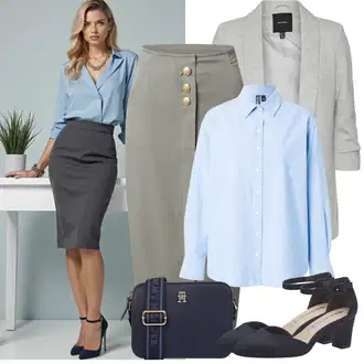 Outfit s Khaki/Tmavě zelená/Zelená/Hnědá Kostým Edited "Jarní outfit"