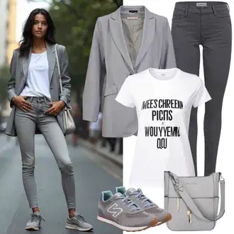Outfit sa Bijela Majica i top/Predimenzionirana majica/Majica za plažu/Tunika za Plažu/Top za plažu Nike Sportswear "Ljetne odjeće"