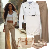 Outfiti za svatovske goste s hlačama image