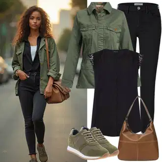 Outfit s Khaki/Světle zelená/Tmavě zelená/Bílá/Béžová/Zelená Bota Teniska na platformě/Tenisky s Bočním Zipem/Nízká Teniska/Letní tenisky/Teniska s dírkovaným vzorem/Plátěná teniska/Úzká teniska/Vintage teniska/Kožené tenisky Guess "Perfektní pro volný čas"