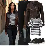 Outfity s oblekovými kalhotami image