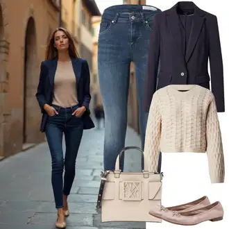 Outfit sa Armani Exchange "Elegantni proljetni outfiti"