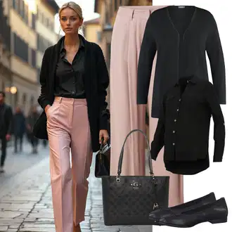 Pants outfits "Popoln videz za pomlad"