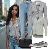 Outfiti v beli in črni barvi image